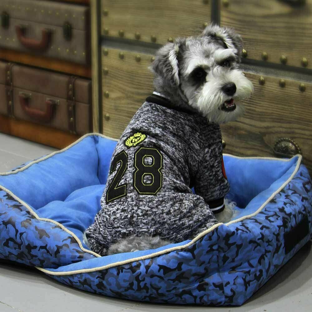 Baumwolle Hundebekleidung - Winter Over All Grau
