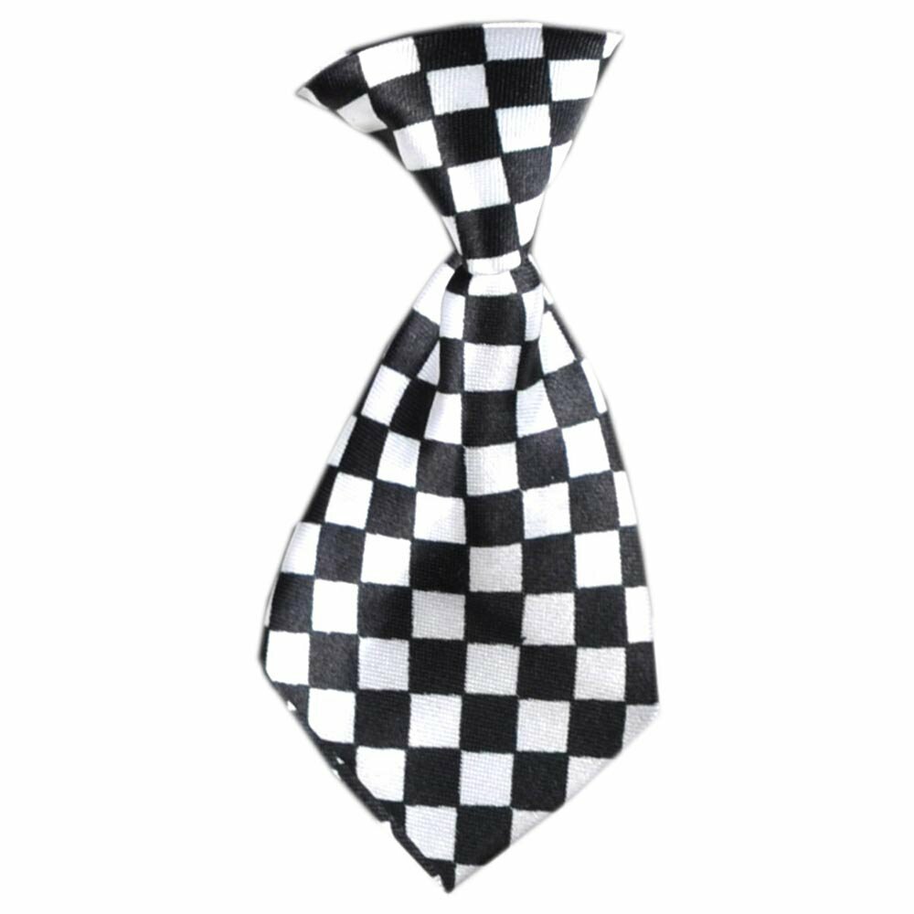 Krawatte für Hunde Schachmuster