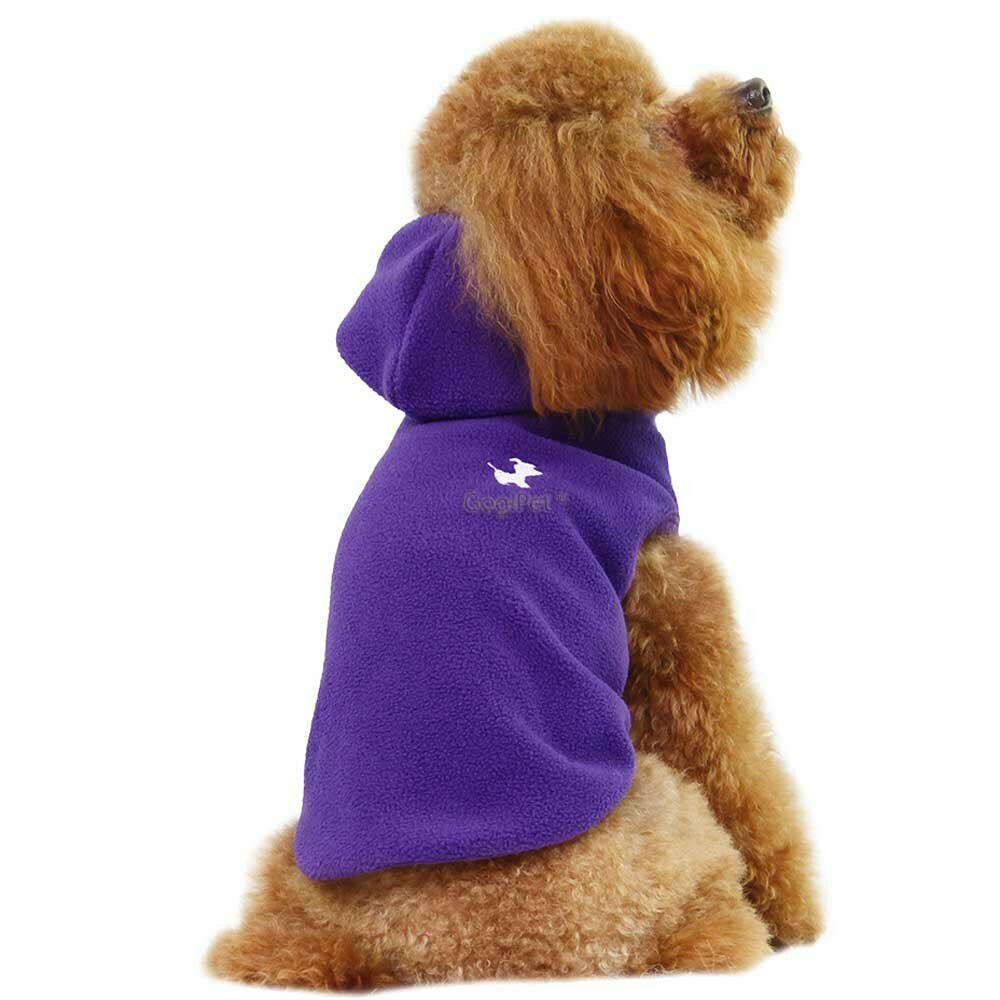 GogiPet ® Doppel Fleece Hundesweater Lila
