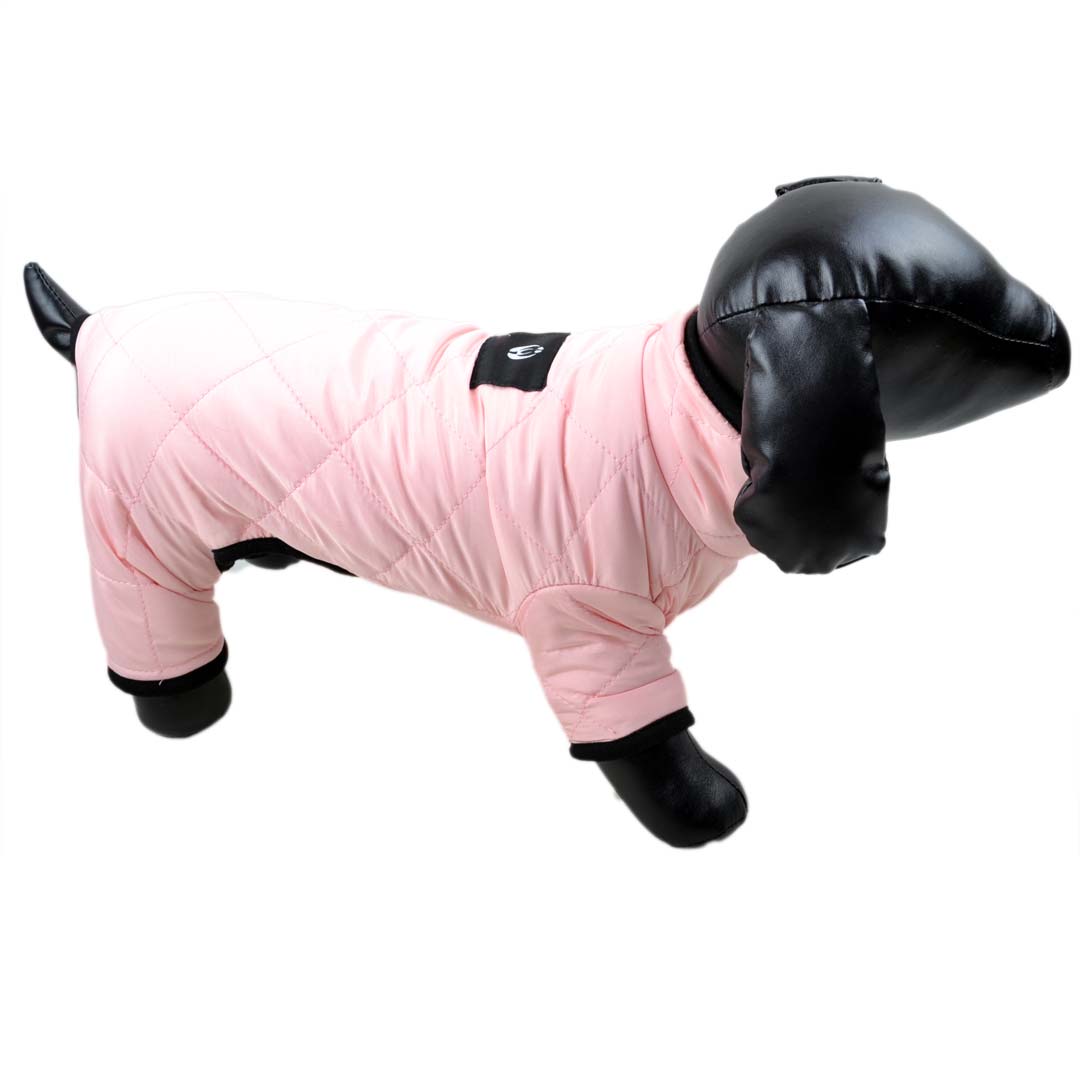 Schneeanzug für Hunde rosa