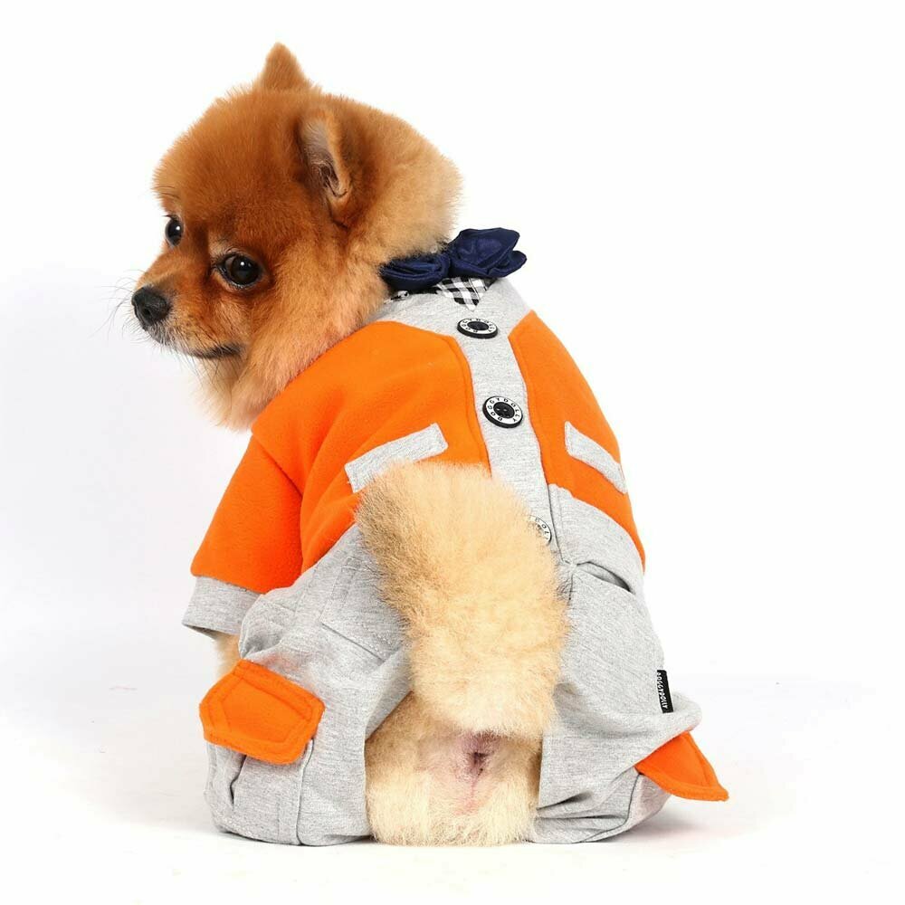 Hundeanzug mit 4 Pfoten von DoggyDolly Hundemoden aus Fleece