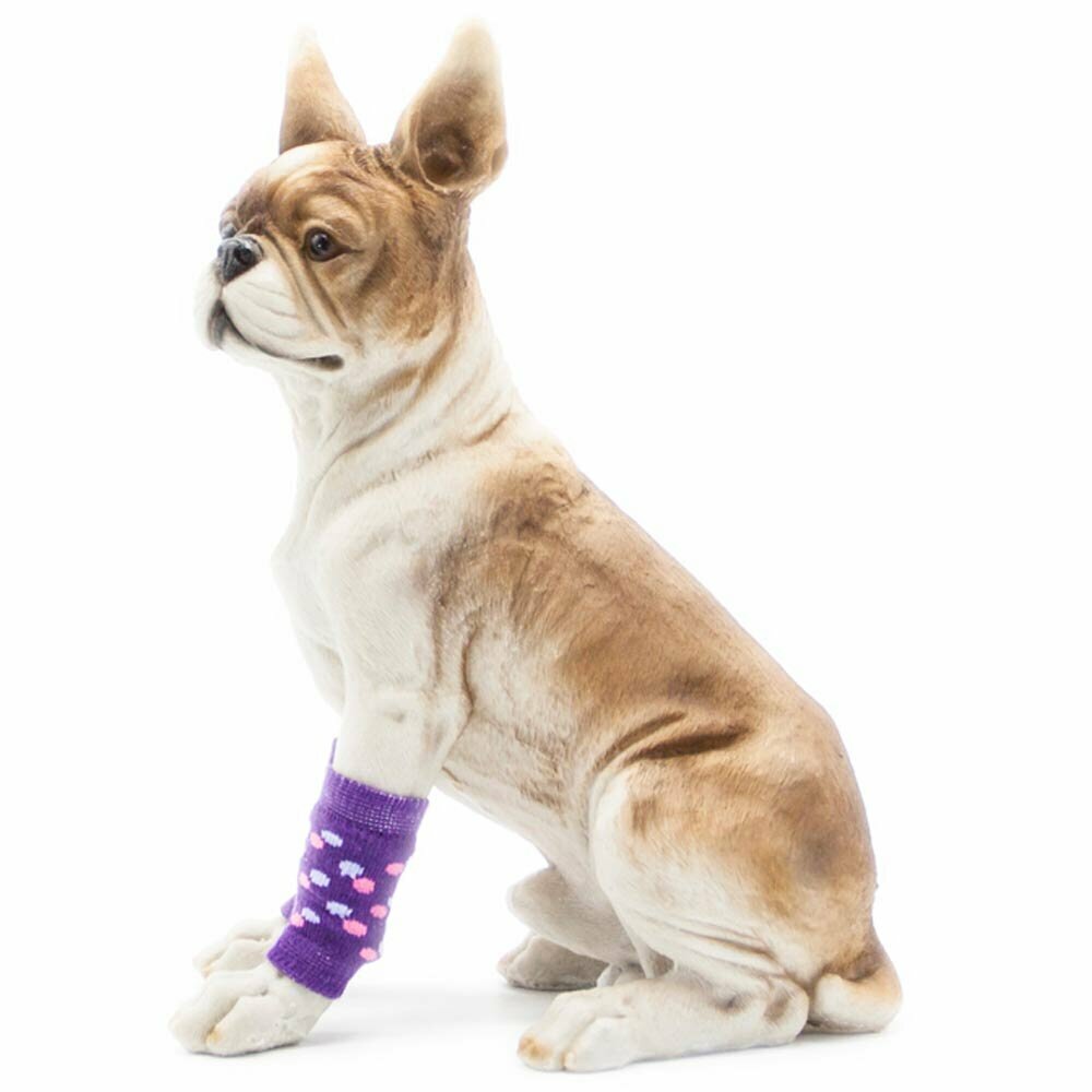 GogiPet Beinwärmer für Hunde Purple Rain