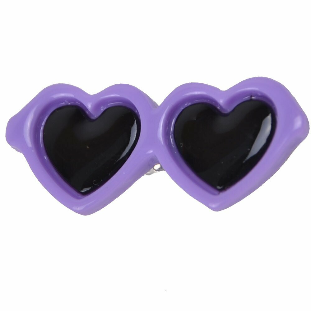 Sonnenbrille für Hunde als Haarspange von GogiPet® in violett