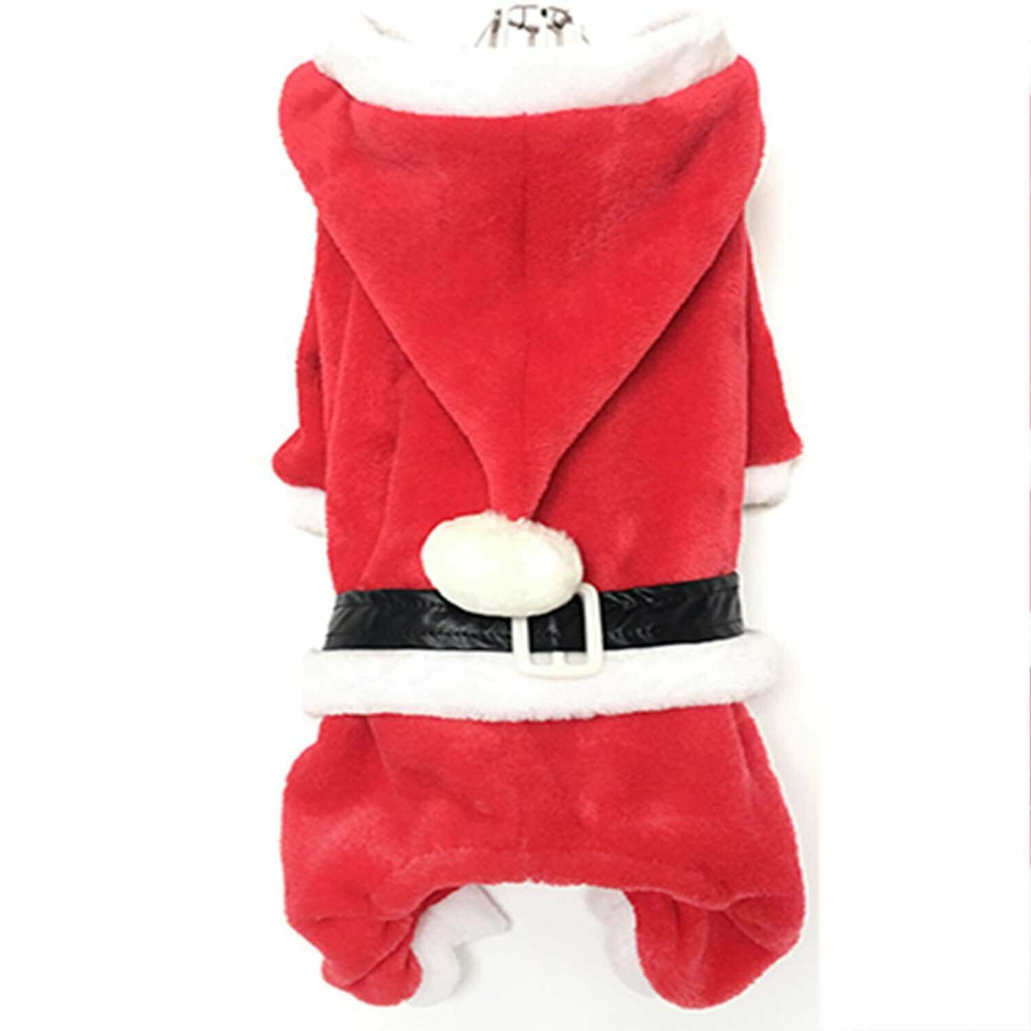 Weihnachtsmantel für Hunde - Nikolaus Kostüm für Hunde