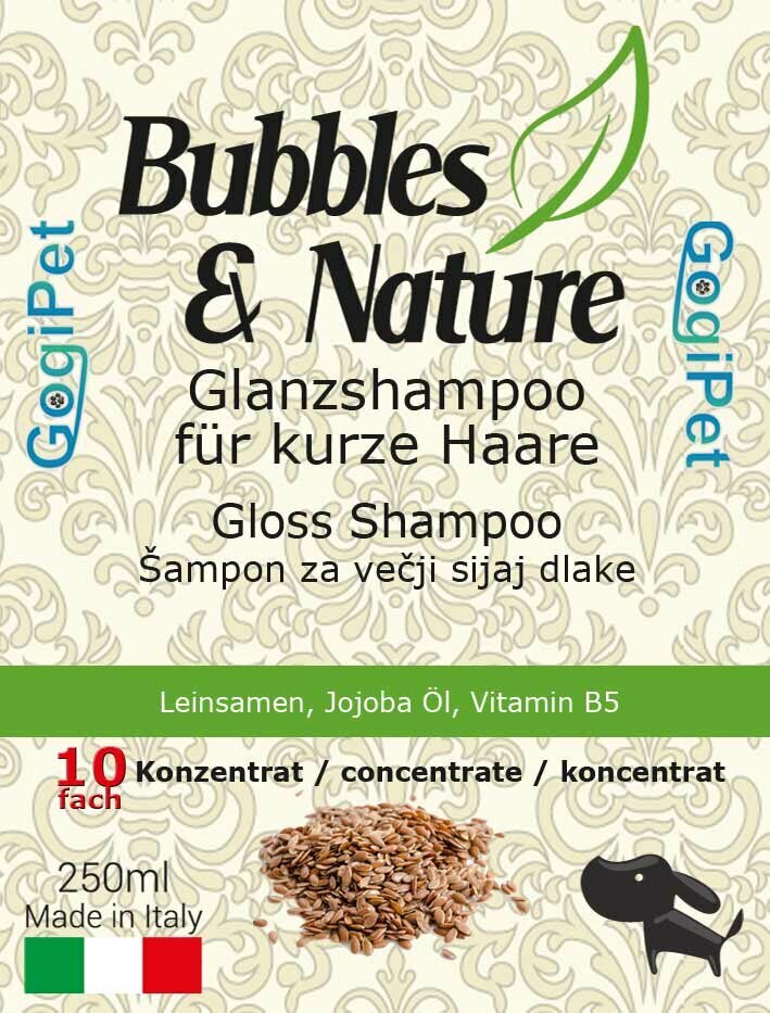 GogiPet Glanz Hundeshampoo Bubbles & Nature