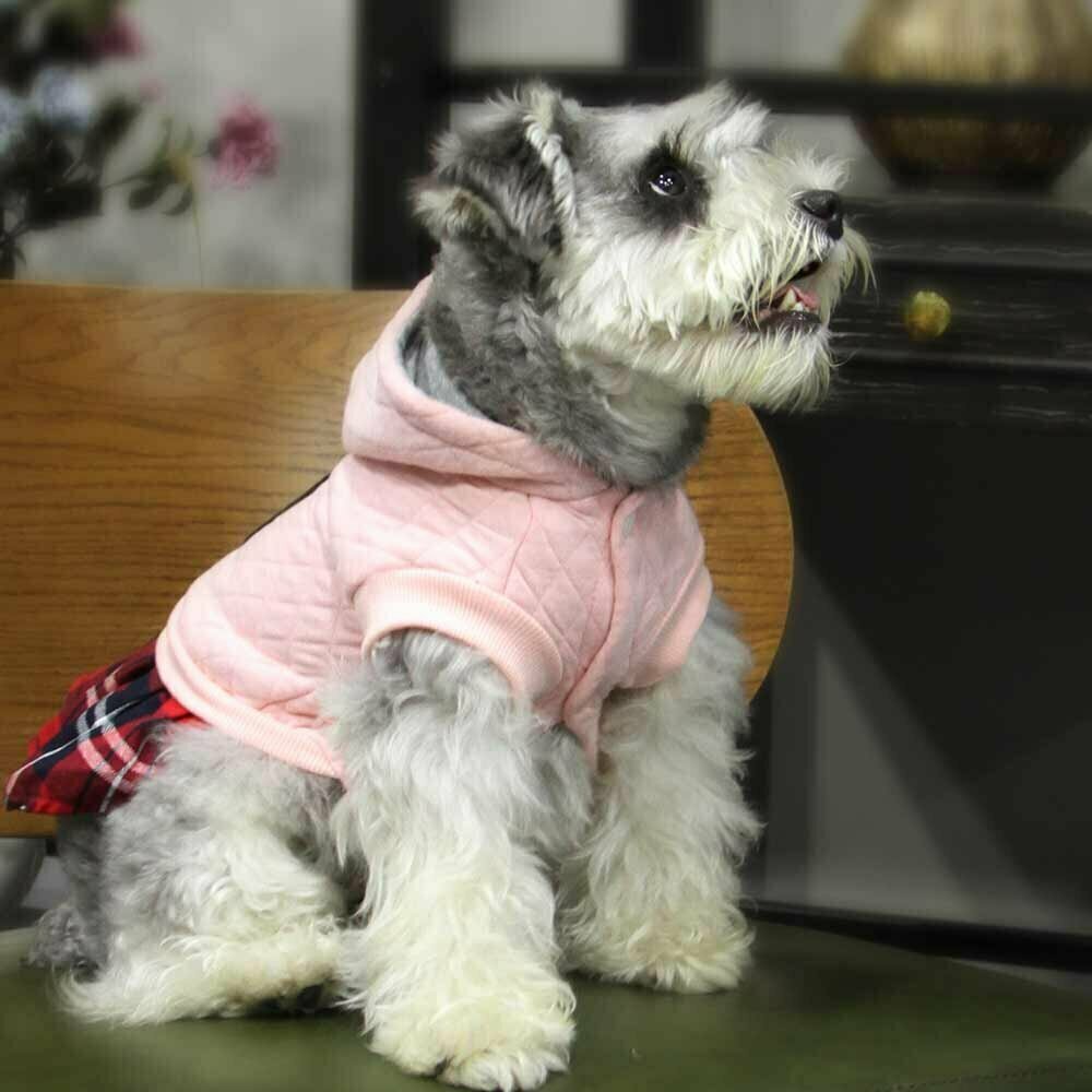 Warmes, sportliches rosa Hundekleid von GogiPet