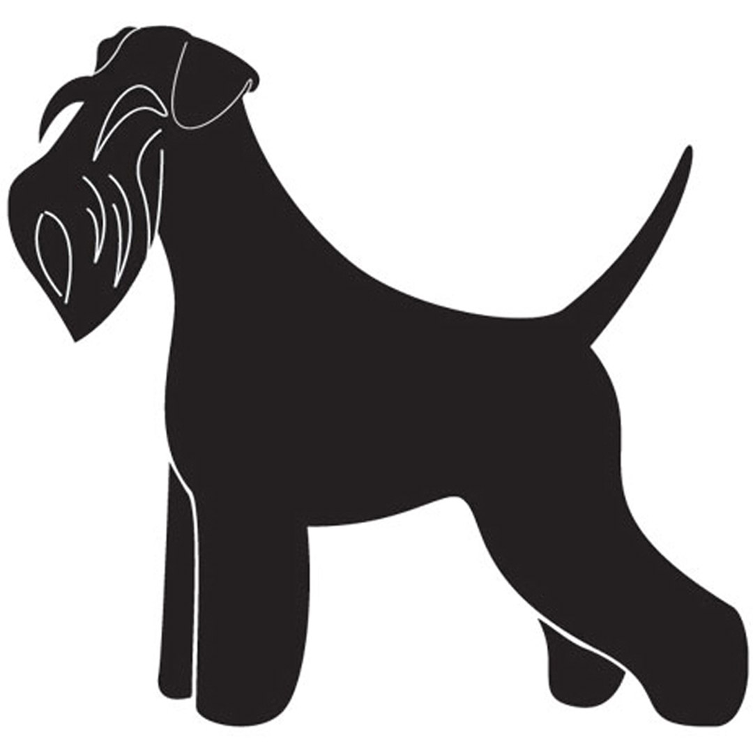Hunde Aufkleber - Schnauzer Sticker für den Hundesalon und Schnauzer Liebhaber