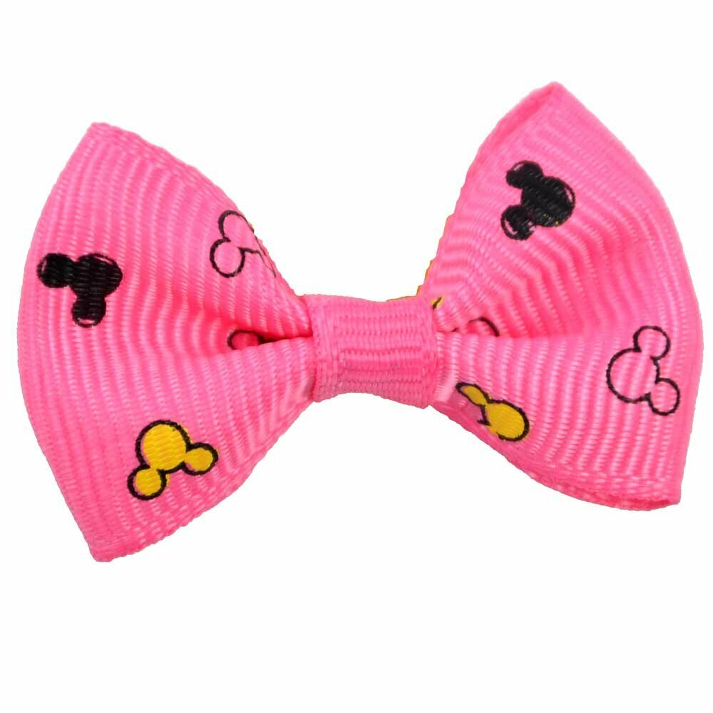 Mickey Maus Haarschleife pink von GogiPet