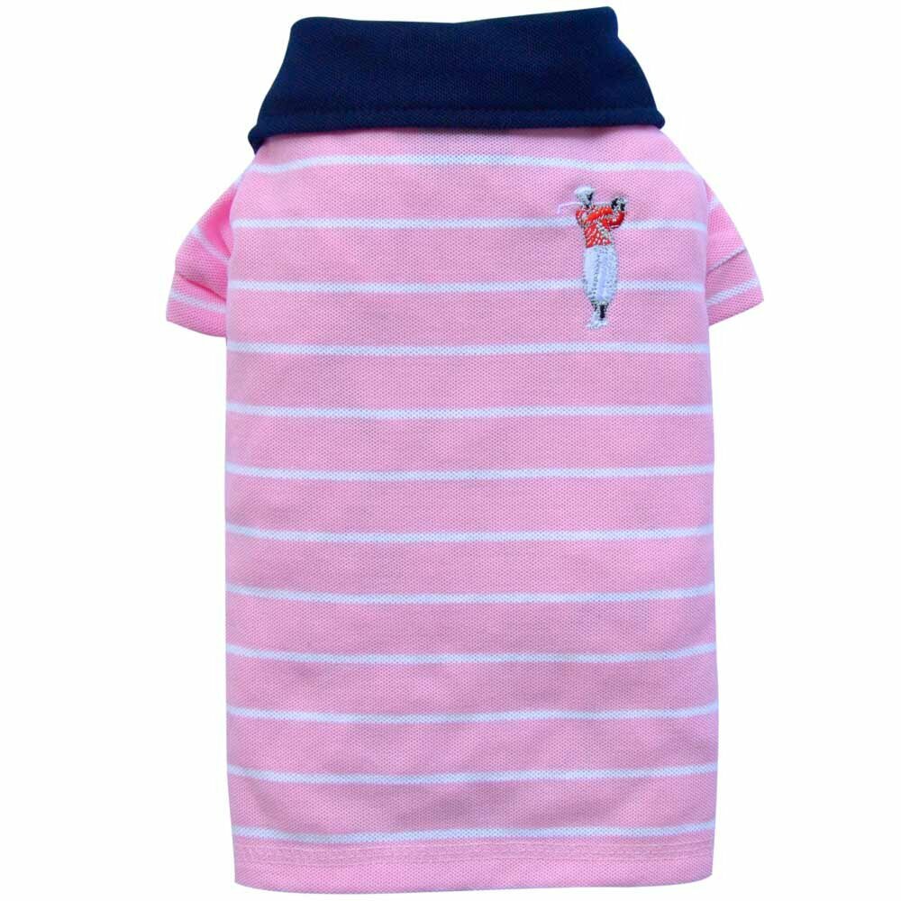 Poloshirt für Hunde - Rosa Golfshirt