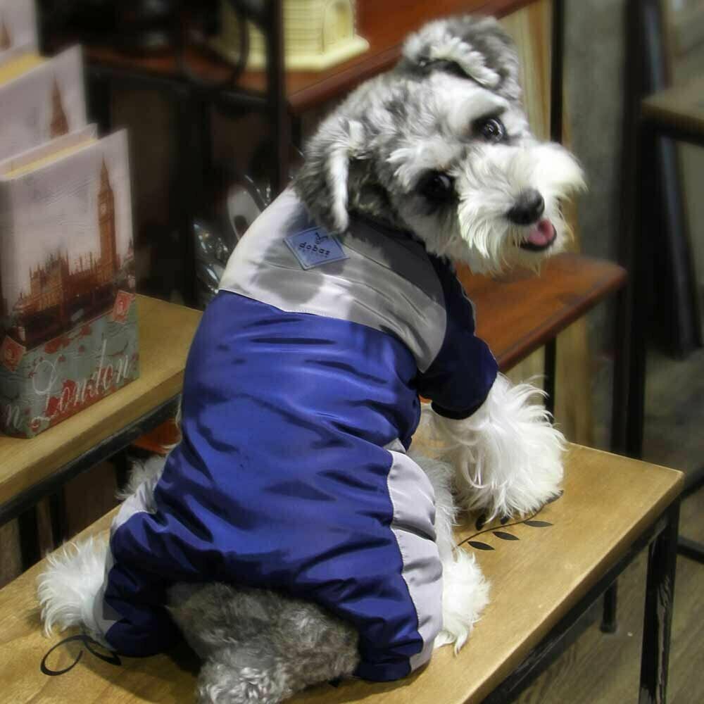 Hundeanorak blau - extra warme Hundebekleidung