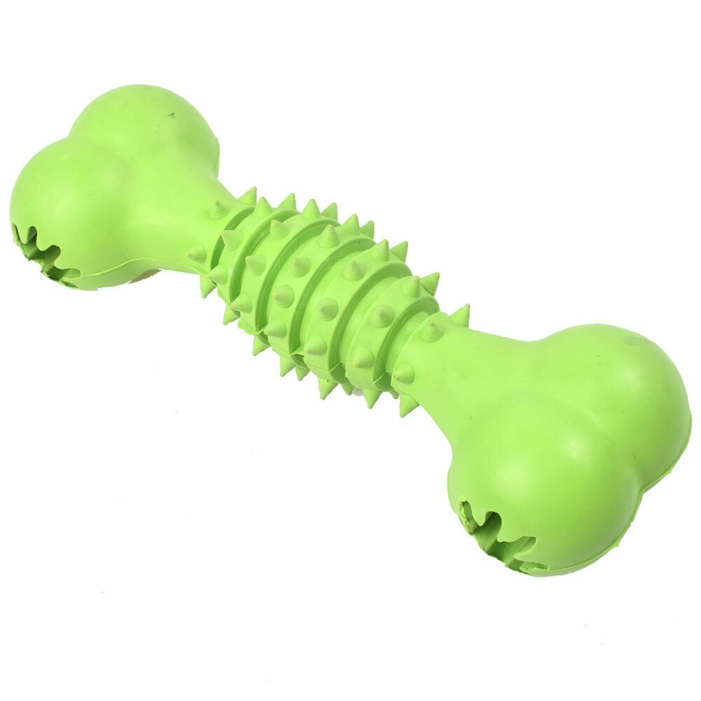 Großer Gummiknochen 19 cm - 10 Jahre Onlinezoo Hundespielzeug Aktion