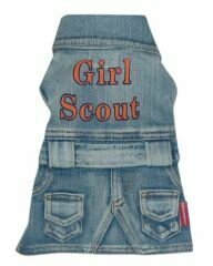 Jeanskleid "Girl Scout" DoggyDolly Hundebekleidung