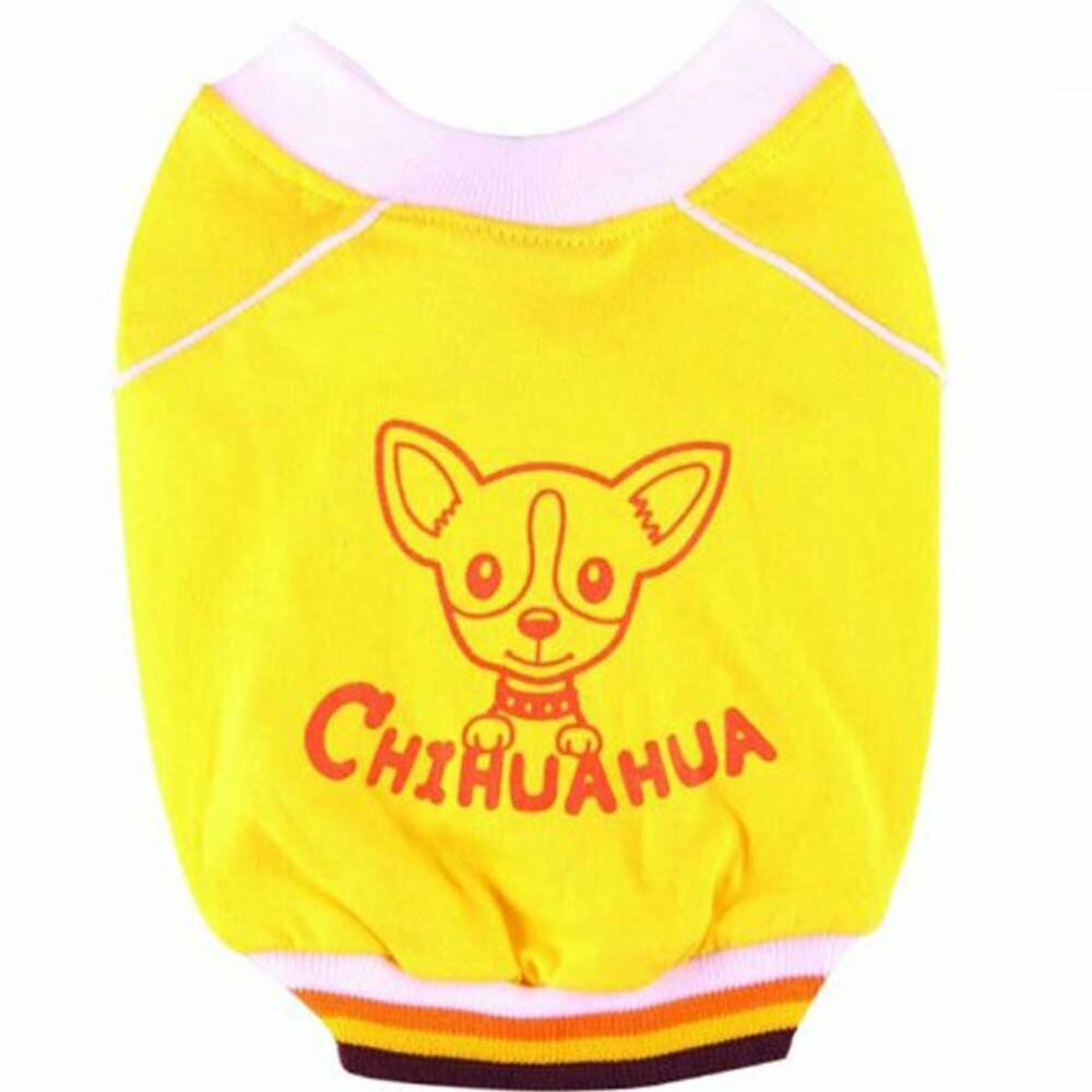 gelbes Chihuahua Hundeschirt