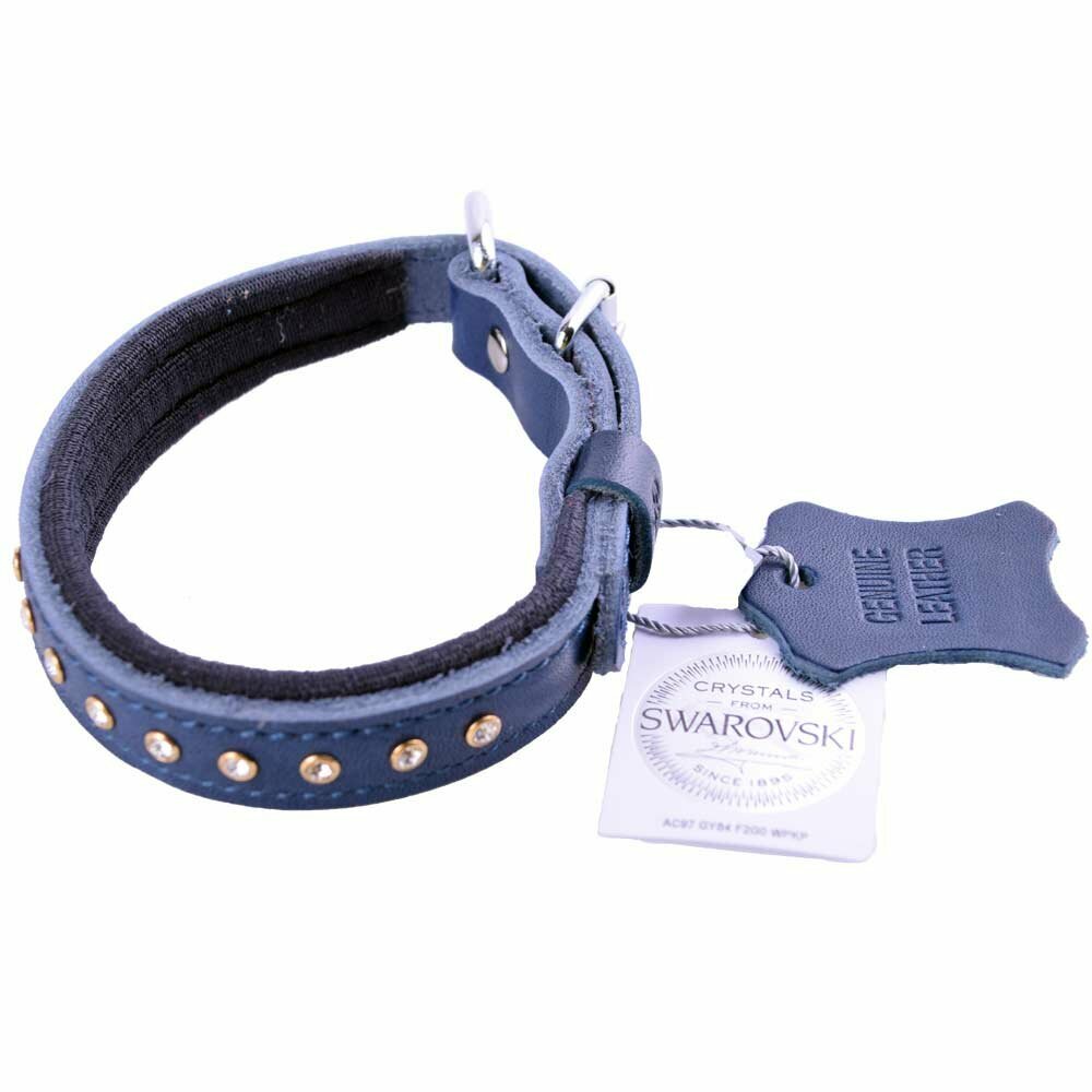 GogiPet®  Hundehalsband mit Swarovski Strasssteinen