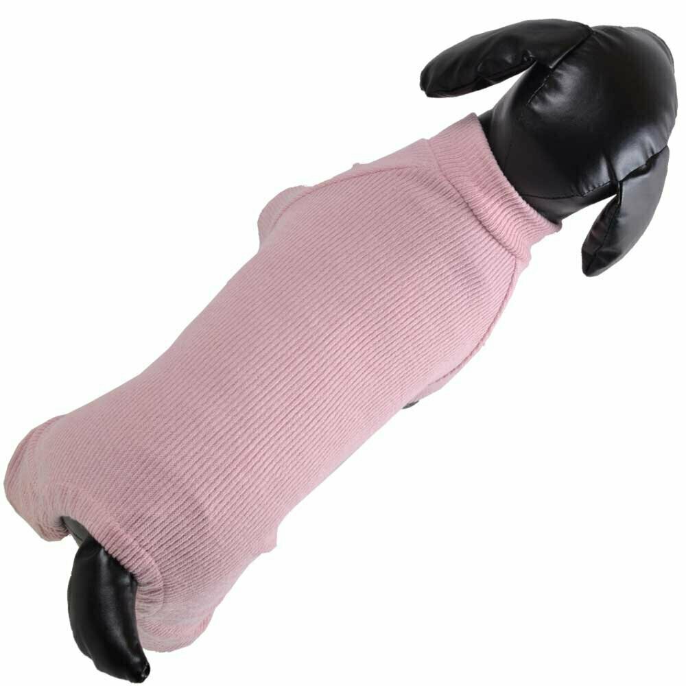 Strick Leggings rosa - Hundebekleidung