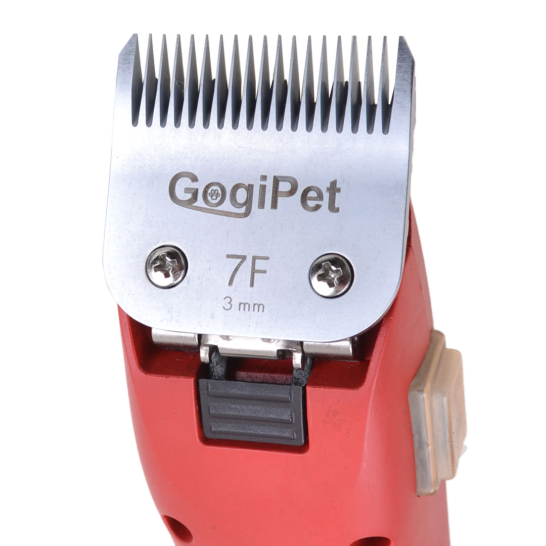 GogiPet Snap On 7F Scherkopf mit 3 mm für alle standard Clip Scherkopfsystem Schermaschinen