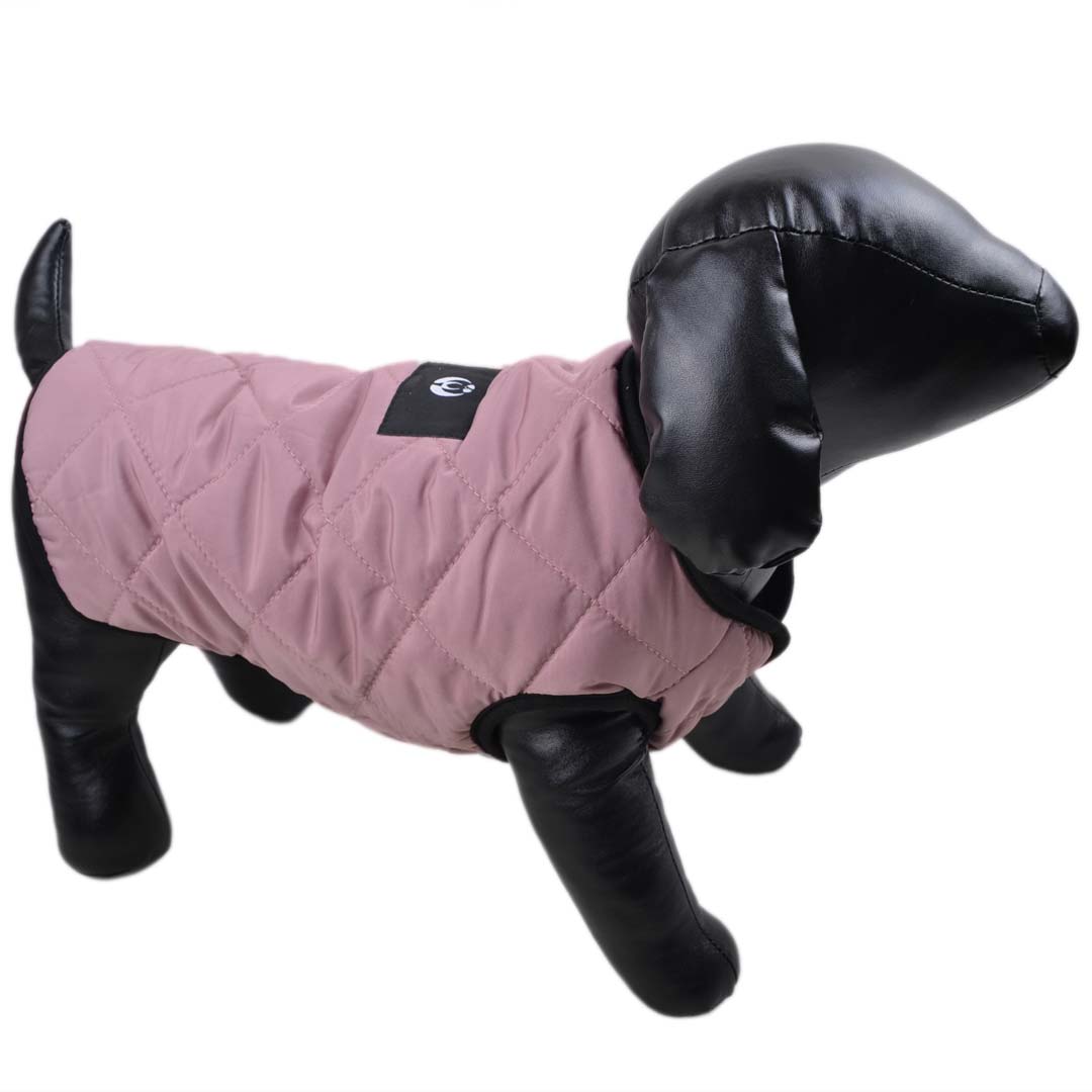 rosa Anorak für Hunde - warme Hundebekleidung