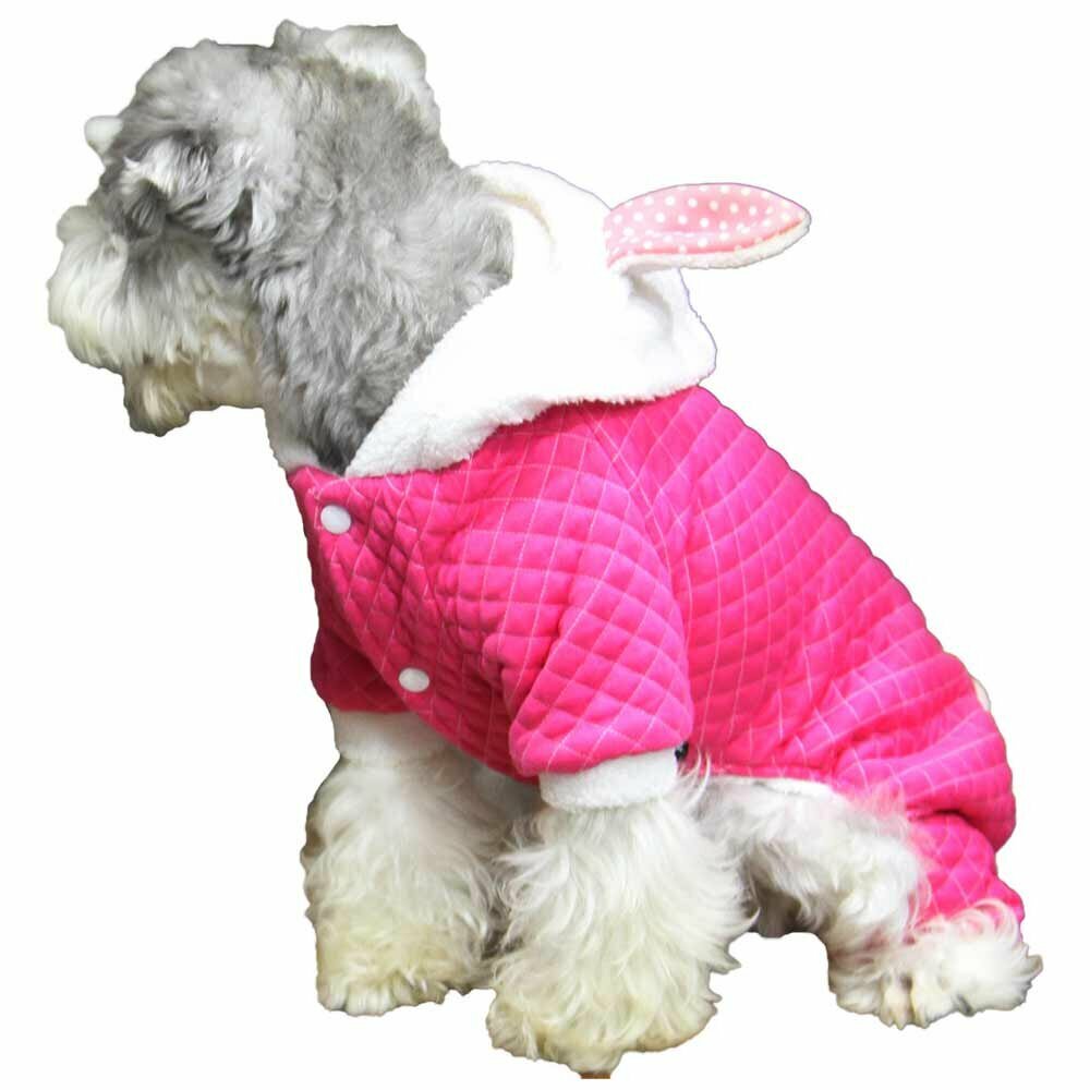 Bunny warme Hundebekleidung für den Winter Rosa