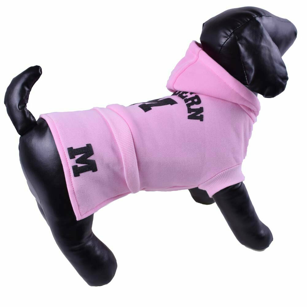 Warmer Fleece Pullover für Hunde rosa