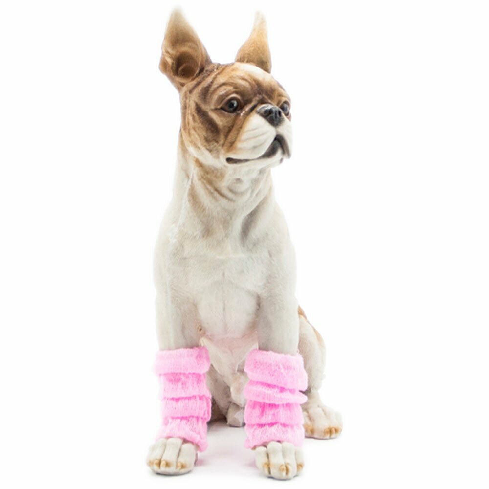 Schöne Beinwärmer für Hunde Pink Lilly