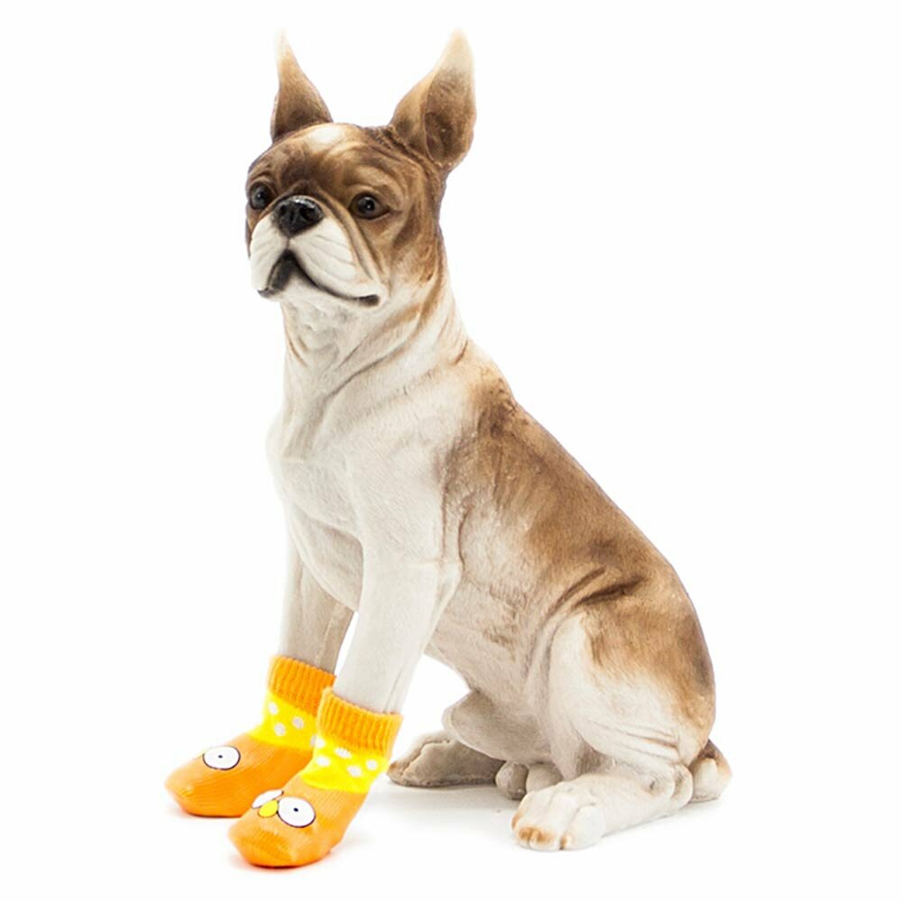 Gummistiefeln für Hunde - Simpson Hundeschuhe orange