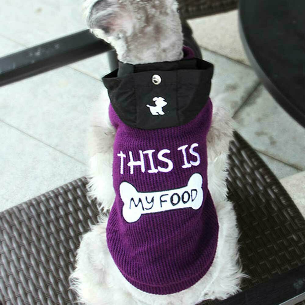 Pullover für Hunde lila