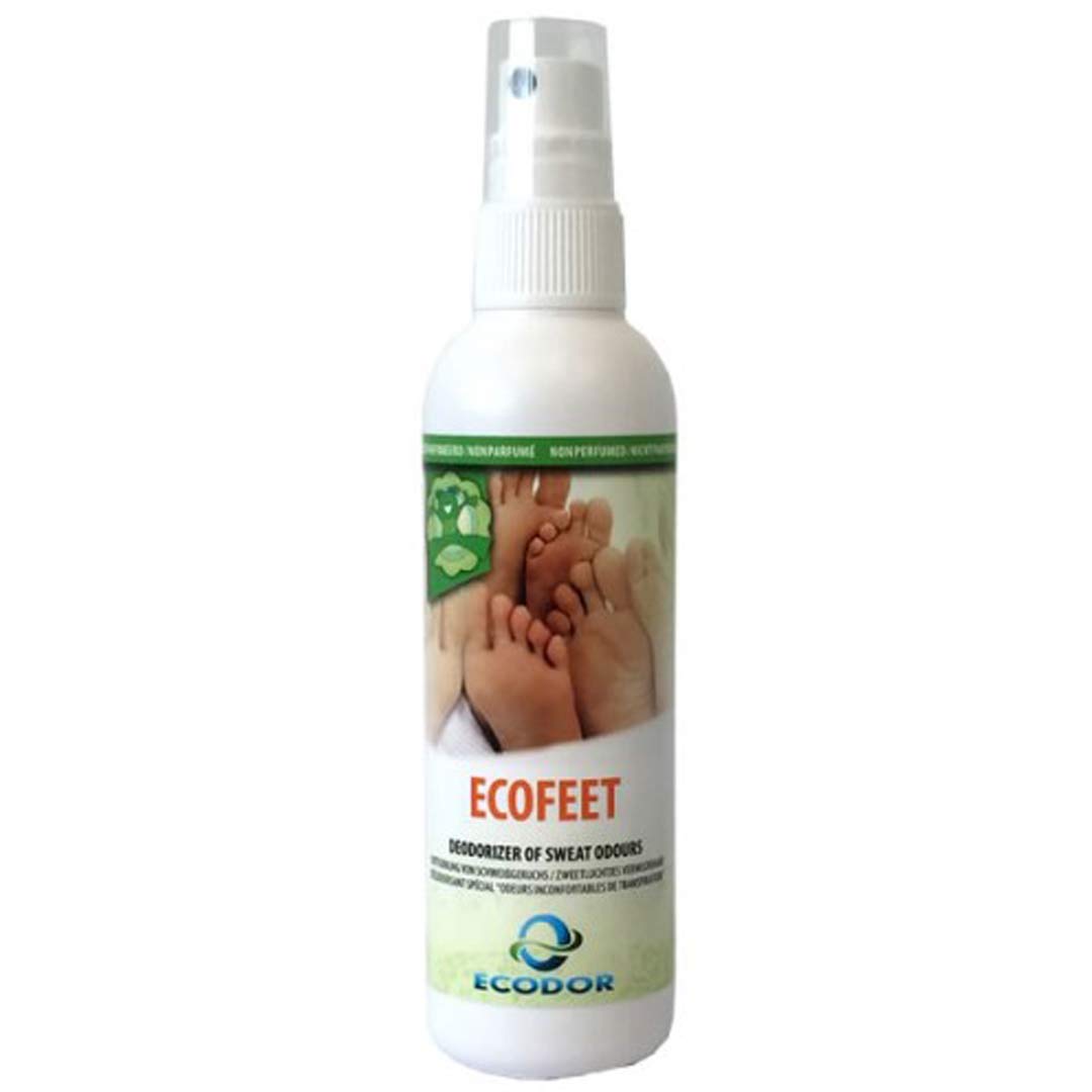 Ecofeet 100 ml Pumpsprühflasche zum Nachfüllen gegen Schweißfüße