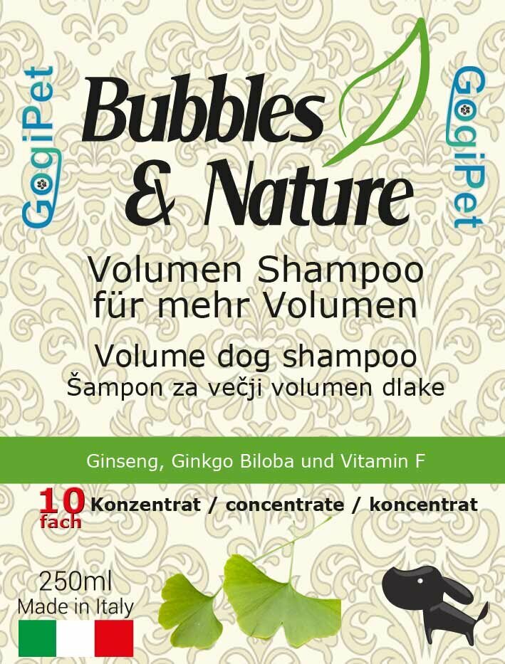 Bubbles & Nature Volumenshampoo für Hunde