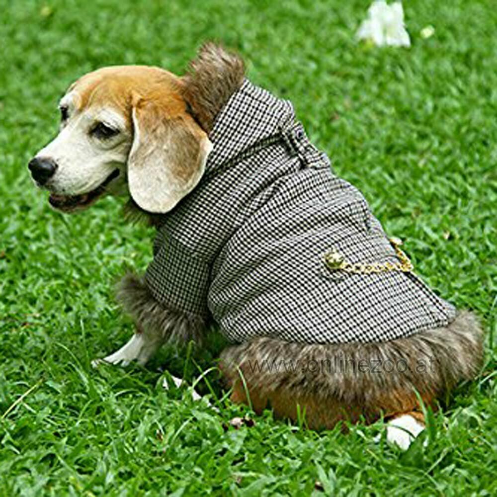 Luxus Hundemantel die warme und elegante Hundebekleidung von DoggyDolly W259