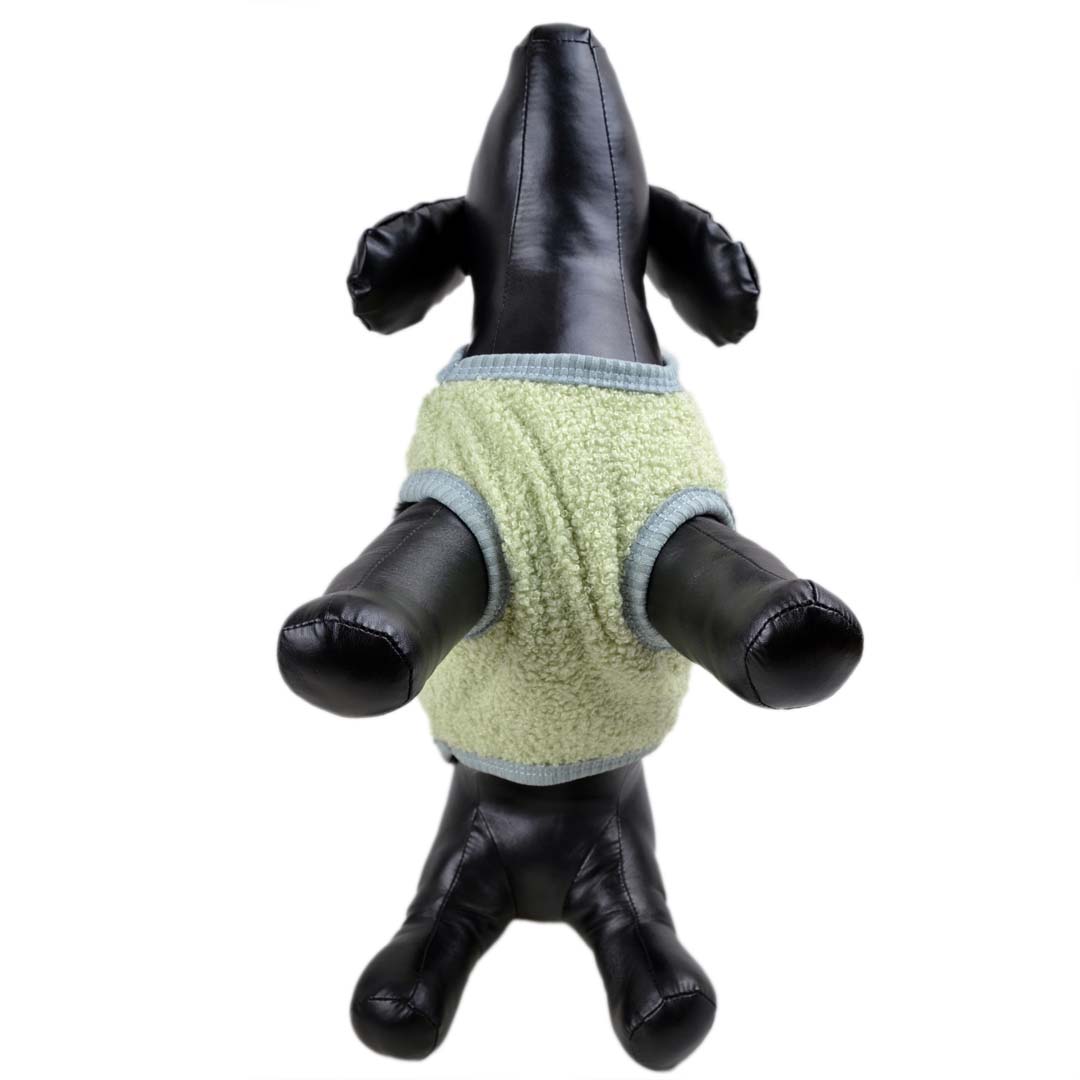 warmer Hundesweater - grüner Hundepullover