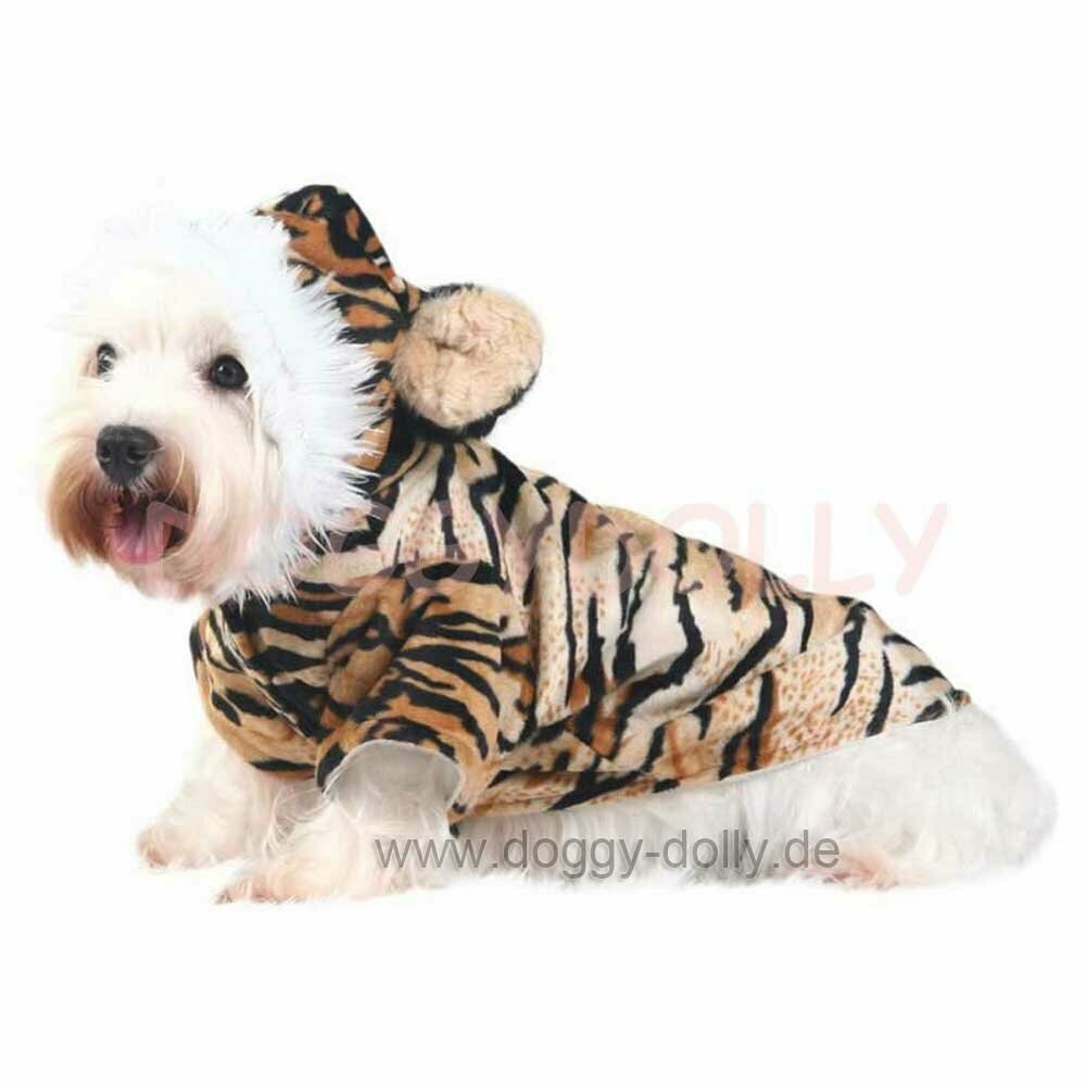 warme Hundebekleidung von DoggyDolly DF022 - Tigermantel für Hunde