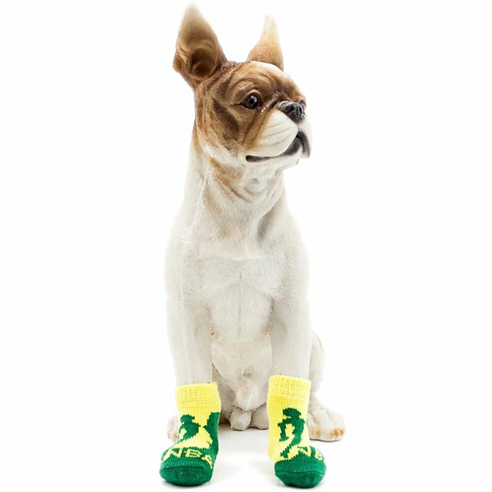 Hundesocken Basketball NBA gelb grün