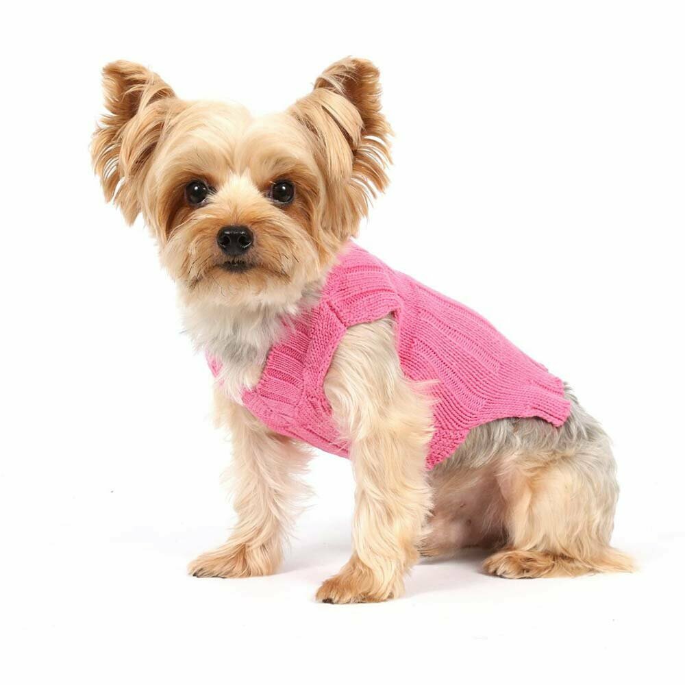 Rosa Sweater für Hunde