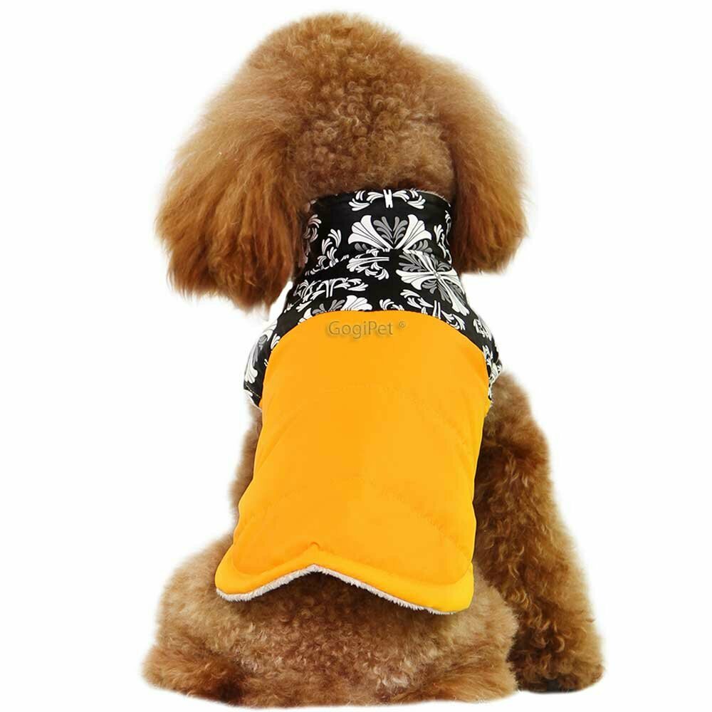 Hundebekleidung für den Winter Hundemantel Nancy gelb