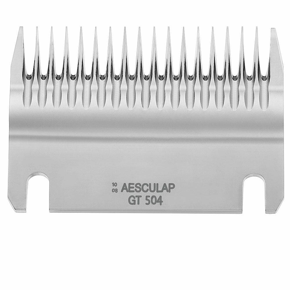 Aesculap Schermesser - untere Schneideplatte mit 18 Zähnen weit 3 mm