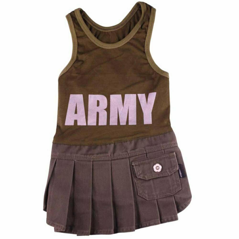 Armygirl Hundekleid - Hundebekleidung