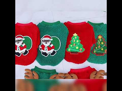 Weihnachtsbaum Hundepullover - Grüner Christbaum Sweater