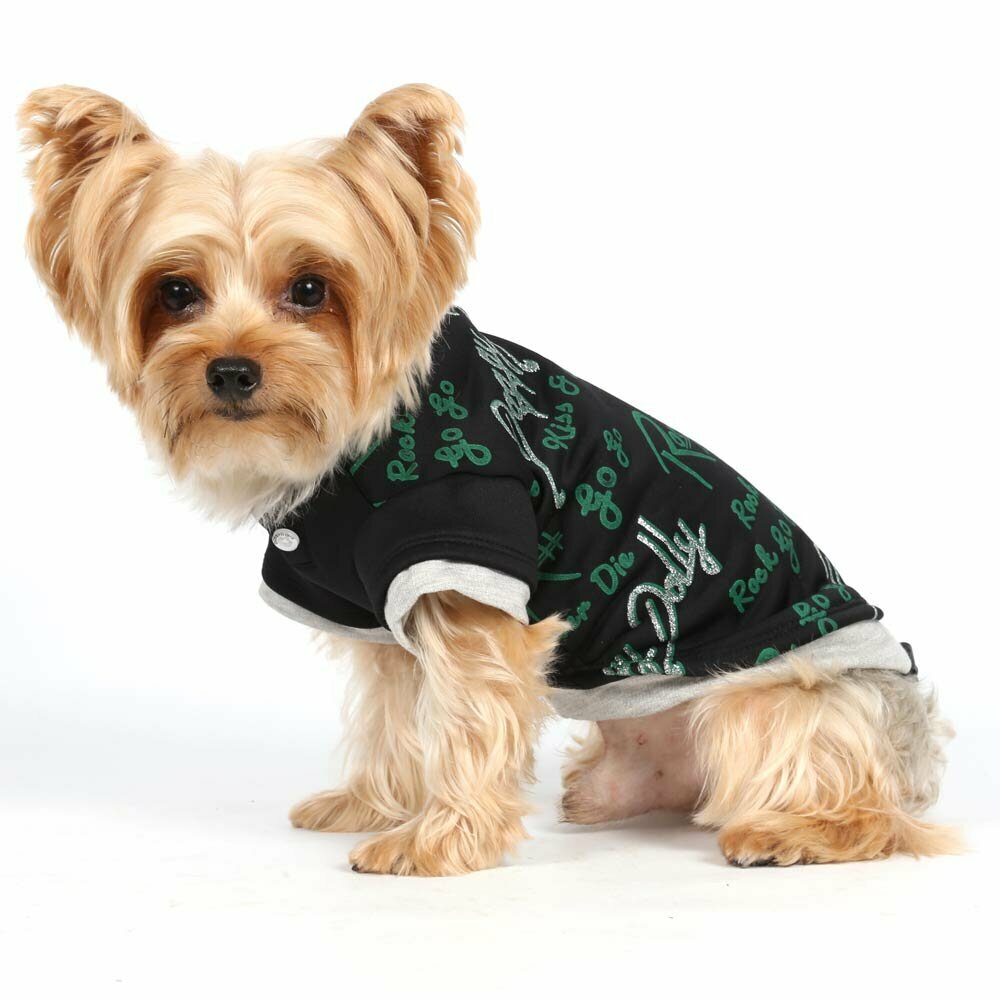 Hundesweater mit Kapuze für Rock'n Roller
