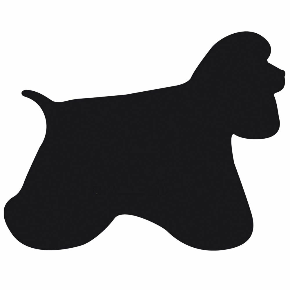 Hundeaufkleber - Amerikanischer Cocker Spaniel - für den Hundesalon und Hundeliebhaber
