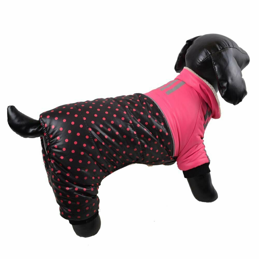 Warme Hundebekleidung - rosa Anorak