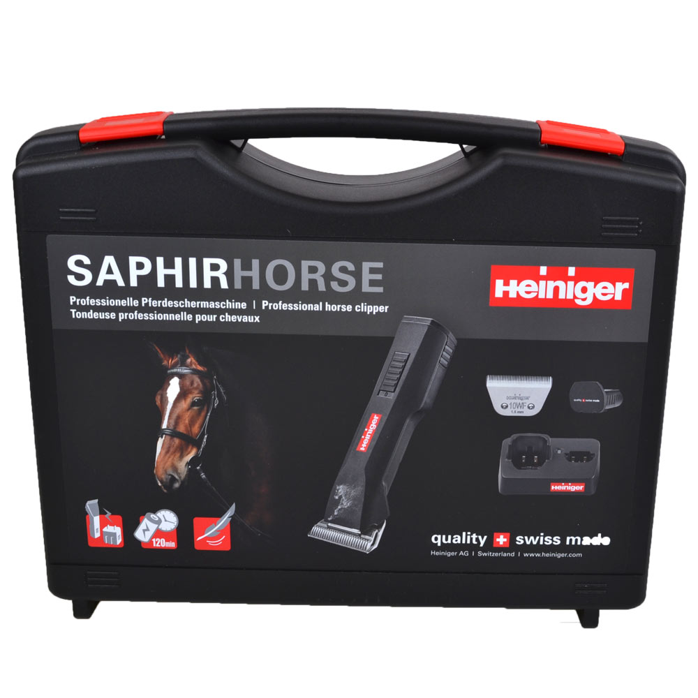 Heiniger Saphir Horse im praktischen Schermaschinenkoffer