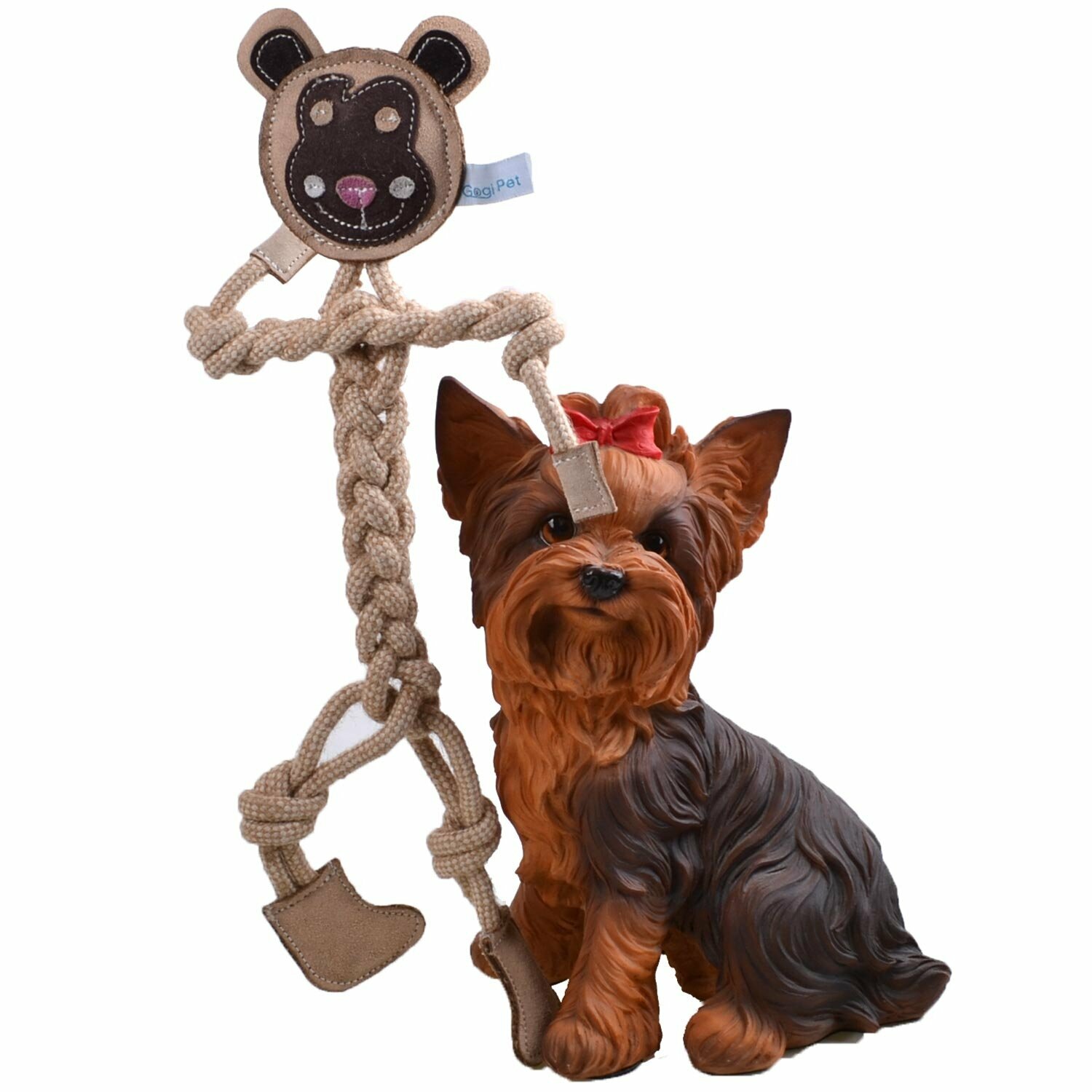 Hundespielzeug GogiPet ® Naturetoy Affe 40 cm