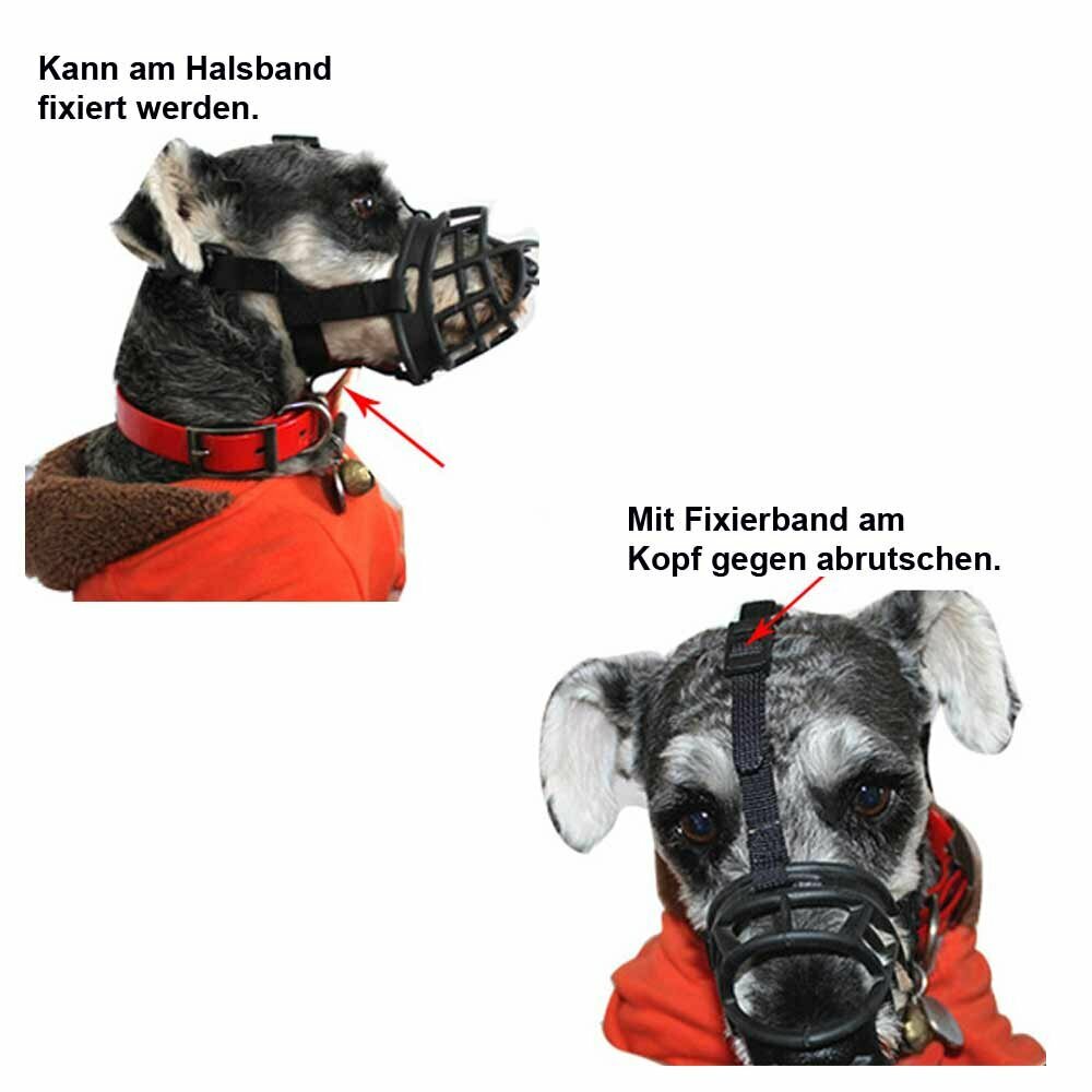 Beißkorb mit perfektem Sitz - Maulkorb für französische Bulldoggen