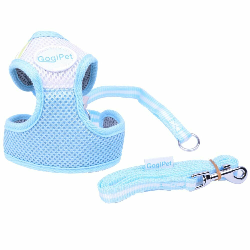 GogiPet ® Hundebrustgeschirr hellblau zum Spitzenpreis