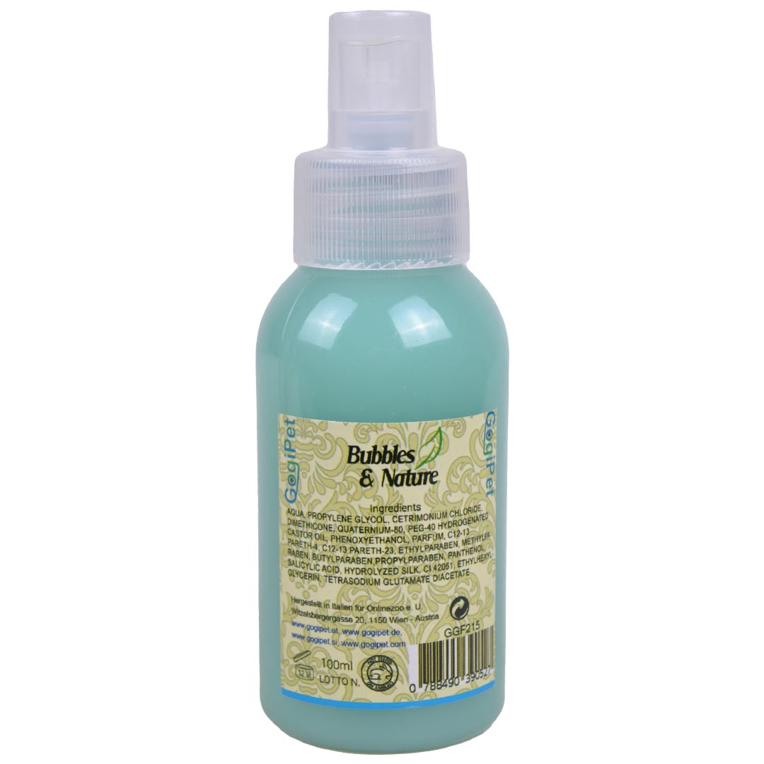 Entfilzungsspray und Balsam für Hunde und Katzen von GogiPet Bubbles & Nature – Spray zum Entfilzen ohne Silikon
