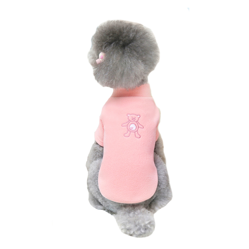 Kuschelig warmer Hundepullover - Rosa Teddysweater
