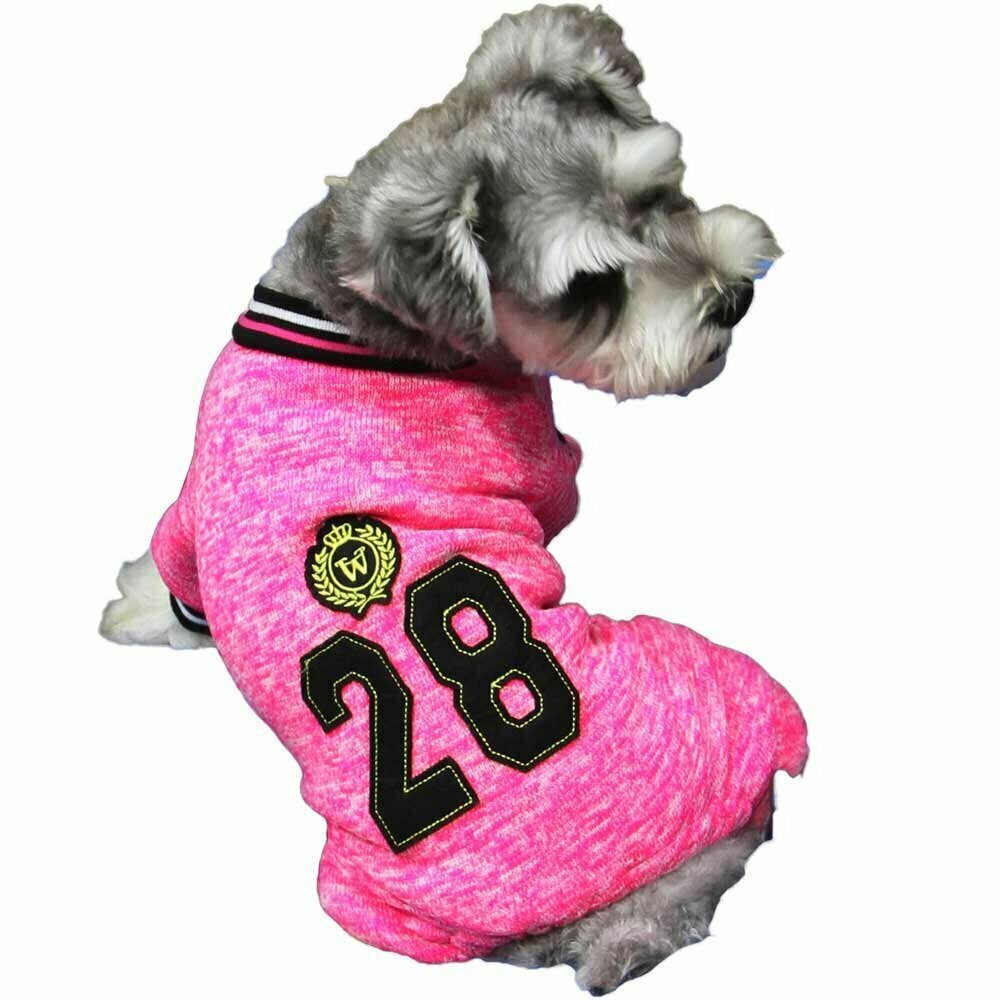 Hochwertiger Hunde Trainingsanzug rosa