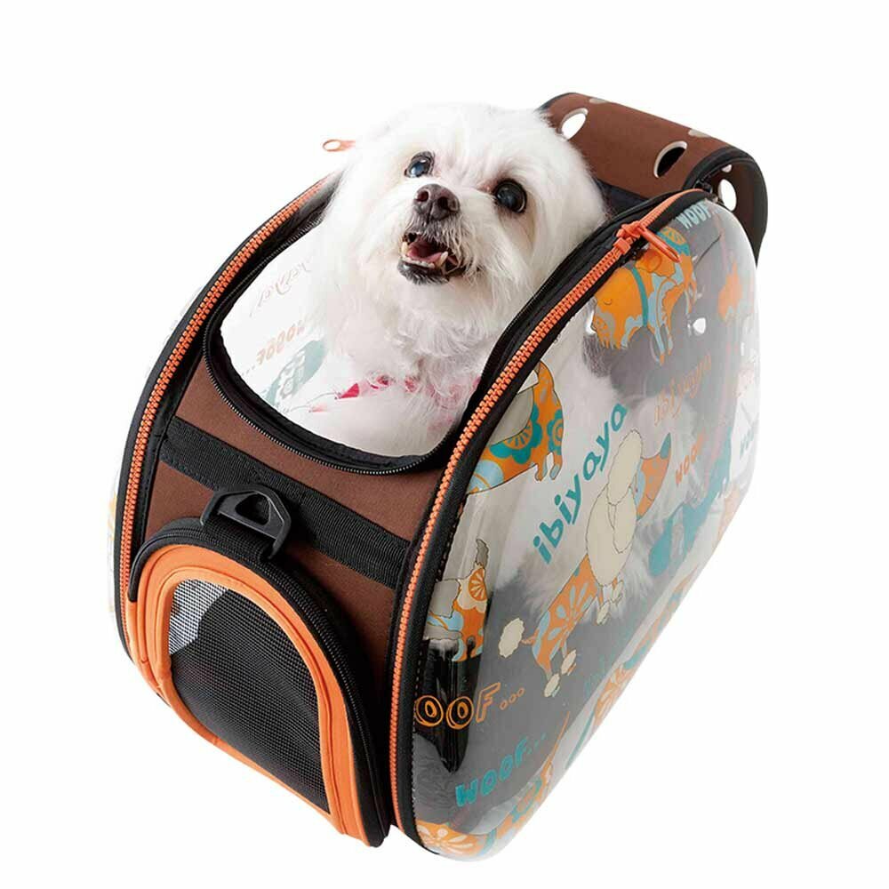 Coole Hundetragetasche im Handtaschendesign