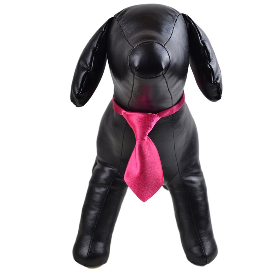Pinke Krawatte für Hunde