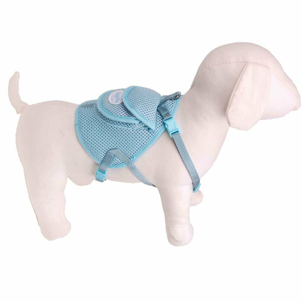 Hundebrustgeschirr mit Hundeleine - GogiPet ® Hunderucksack